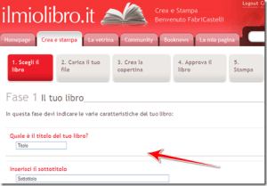 creare un libro con ilmiolibro.it
