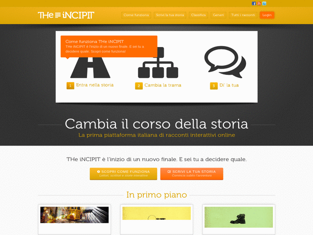 the incipit shot - Guide Self Publishing e scrittura online | Storia Continua