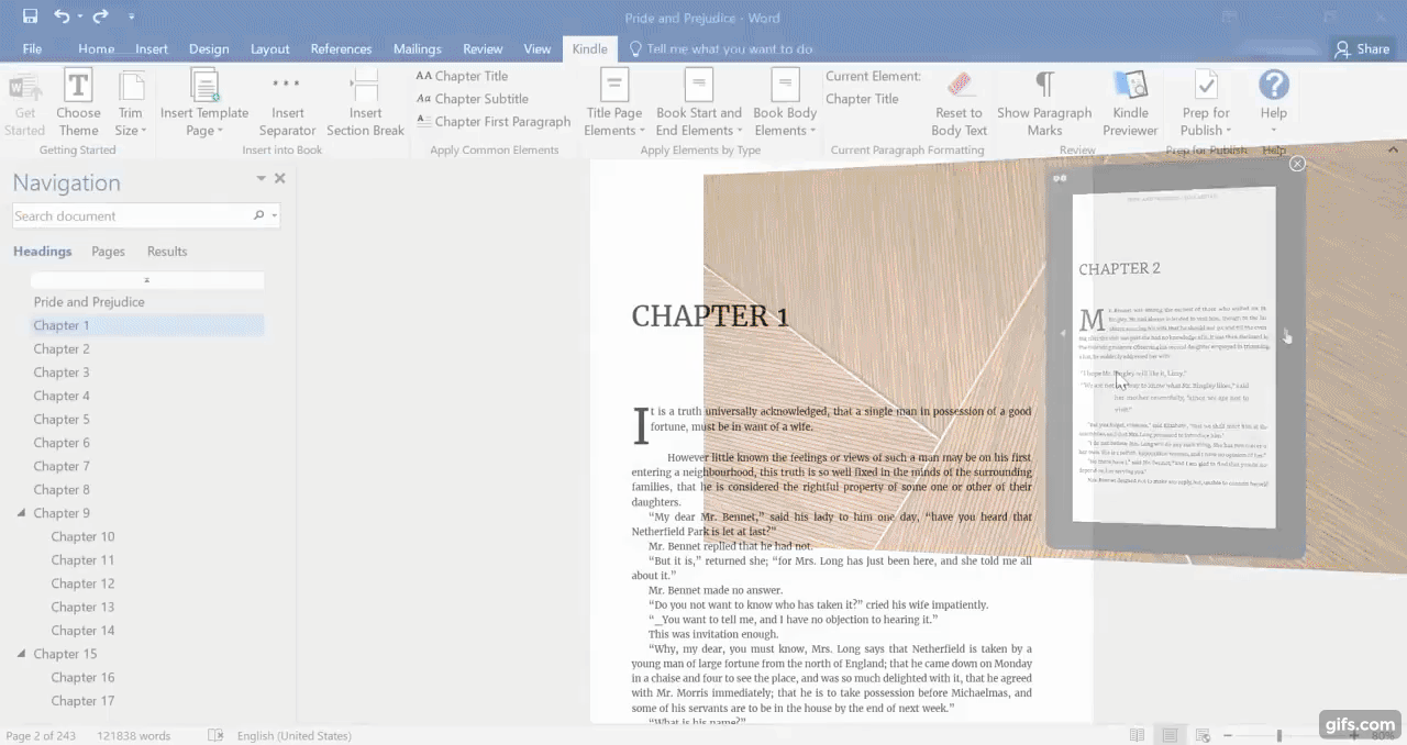 Come funzione Kindle Create Add-in per Microsoft Word