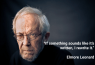 E.Leonard on writing dialogue